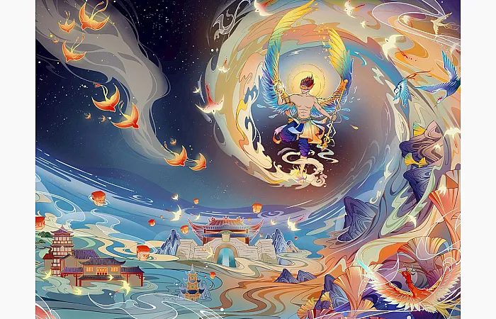 ➤ Fuxi, el Ilustre Dios de la Humanidad y la Civilización